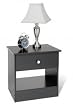 Prepac Black Night Stand