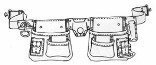 Clc/custom Leather Craft 174274 Work Apron