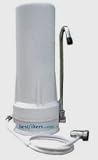 White Countertop Premium 10-Stage Water Filter, from New Wave Enviro
