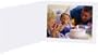 White cardboard photo folder frame w/plain border sold in 25s - 4x5