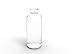 Water Bottle, ZYK Sports Water Bottle Glass BPA Free, Eco-friendly 0.6L, 20 ounce Made for Running, Gym, Yoga, Outdoors and Camping