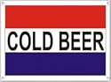 NEOPlex 3' x 5' Business Banner Sign - Cold Beer