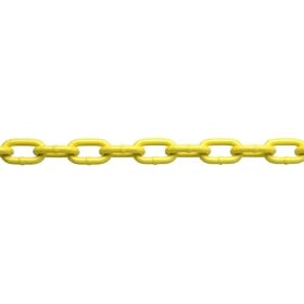 Campbell PD0725027 System 3 Grade 30 Low Carbon Steel Proof Coil Chain on Reel, Yellow Polycoated, 3/16" Trade, 0.21" Diameter, 100' Length, 800 lbs Load Capacity