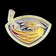Atlanta Thrashers Enameled Pewter Team Design Pin - NHL Hockey Fan Shop Sports Team Merchandise