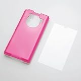 ELECOM REGZA Phone IS04 ソフトケース ピンク PA-IS04UCPN