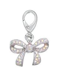 Genuine Zable (TM) Product. 925 Sterling Silver Bow Charm. 100% Satisfaction Guaranteed.