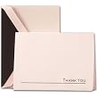 Engraved Pink Mist Thank You Notes