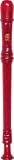 Grover TD180RD Tudor Candyapple 2 Piece Recorder, Red