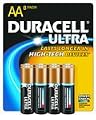 Duracell Ultra AA Alkaline Batteries, 8-Count Package (Pack of 2)