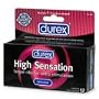 Durex High Sensation Lubricated Condoms, 12-Count Boxes (Pack of 4)