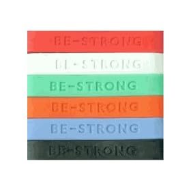 Be Strong Wristband (Choose Your Colors)