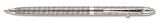 Slim Astronaut Space Pen - Chrome Plated w/ Black Grid Design