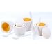 Square Egg Cups and Spoons - Set of 4 by BIA Cordon Bleu