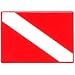 Super Heavy Dive Flag Sticker 1/8