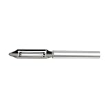 Rada Cutlery Deluxe Vegetable Peeler, Made in USA, Aluminum Handle