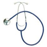 Single Head Stethoscope, Lt. Blue