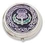 Enameled Pill Boxes - Thistle