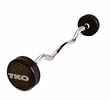 Rubber Curl Barbell 40 lbs