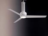 Contemporary Flyte White Ceiling Fans Minka-Aire Fan F531-WH Contemporary
