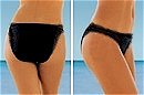 White Lowrise Full Coverage Bikini Bottom: All sizes available