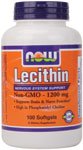Now Foods Lecithin 1200mg, Soft-gels, 100-Count