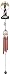 StealStreet Wind Chime Copper & Gem Lighthouse Garden Decoration Hanging Decor
