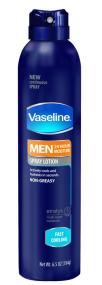 Vaseline Men Spray Lotion in Fast Cooling, 6.5 Ounces