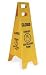 Tough Guy 2LEB2 Floor Sign, Yellow, 37 In