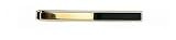 Gold plated and onyx tie-slide