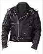 Motorcycle Jackets - Mens Classic Leather Motorcycle Jacket MJ400 Image of Motorcycle Jackets - Mens Classic Leather Motorcycle Jacket MJ400