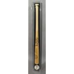 Baseball Bat Display Case with Baseball, Vertical Black