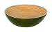 Simply Bamboo 7" Bamboo Bowl Matte Green