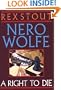 A Right to Die (G K Hall Large Print Book Series)