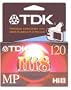 TDK MP120 Hi-8 Video Cassette