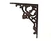 Tools & Hardware : Black Iron Shelf Brackets 6 7/8? x 6"
