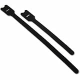 Cables To Go - 12 Screw Mountable Hook & Loop Cable Ties