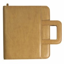 Day-Timer 49311 Organizer starter set smooth simulated leather attache, 8-1 2x11, camel by Day-Timer
