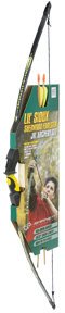 New Barnett Outdoors Llc 11 Lilsioux Jr Recurve Set 15 Right Hand Only Multi-Color Target Finger Tab