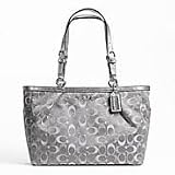 Authentic Coach Signature 3C East West Gallery Tote Bag 17698 Grey Multi