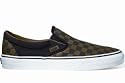 Vans Classic Slip On - Men's ( sz. 12.0, (Checkerboard) Bemitasse/Rubber )