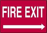 FIRE EXIT (RIGHT ARROW) 7