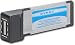 Dynex - 2-Port eSATA II ExpressCard Adapter