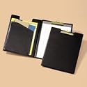Hazel Business Basics Clip Folder, 12 3/8" x 9 1/2", Black