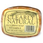 Clearly Natural Glycerine Soap, Vitamin E - 4 oz [Health and Beauty]