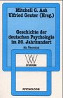 Produkt-Bild: Geschichte der deutschen Psychologie im 20. Jahrhundert: Ein &Uuml;berblick (wv studium)
