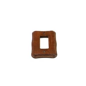 176R T-OAK SGL GFCI PLATE DESC:TAVERN OAK DESC:ROCKER GFCI by 