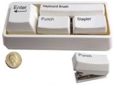 Cosi Fashion(TM) Popular & Trendy Keyboard Stationary Set (White)