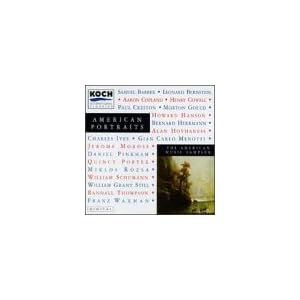 American Portraits-The American Music Sampler by Charles Ives, Morton Gould, Randall Thompson, Daniel Pinkham, and Alan Hovhaness (Audio CD - 1994)