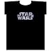 Star Wars Youth Logo T-Shirt Black and Silver