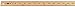 School Smart Plain End Wood Yardstick, 1 yd L X 1-1/8 in W X 1/4 in Thickness, Wood